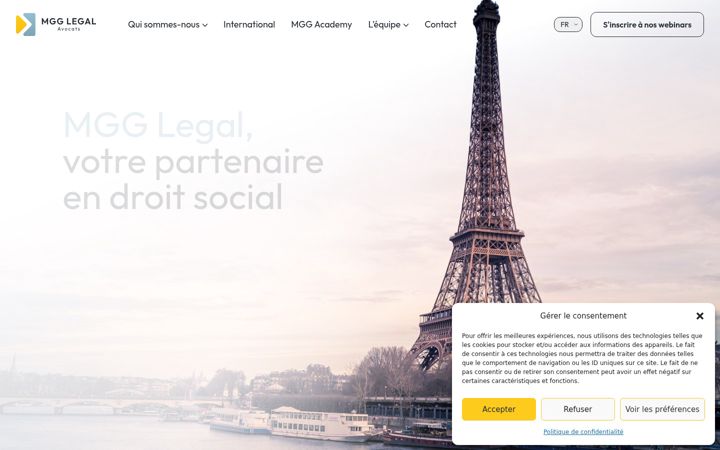 Screenshot of mgglegal.com