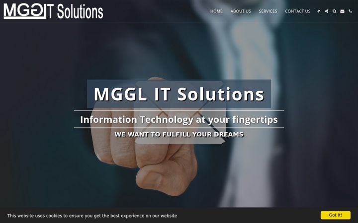 Screenshot of mgglitsolutions.com