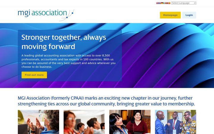 Screenshot of mgiassociation.com