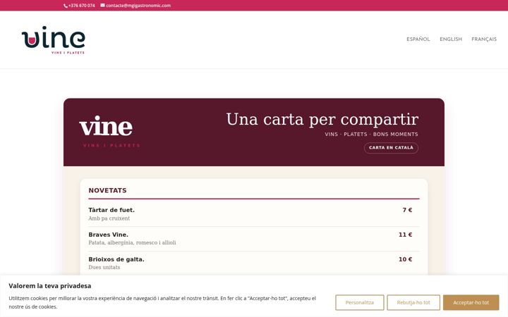 Screenshot of mgigastronomic.com