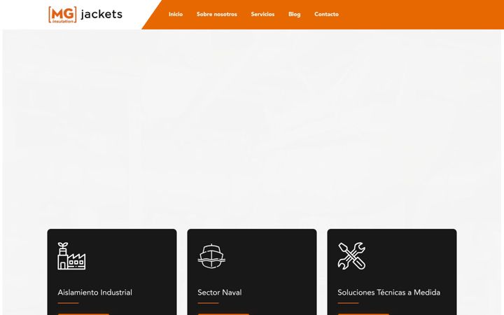 Screenshot of mgjackets.com