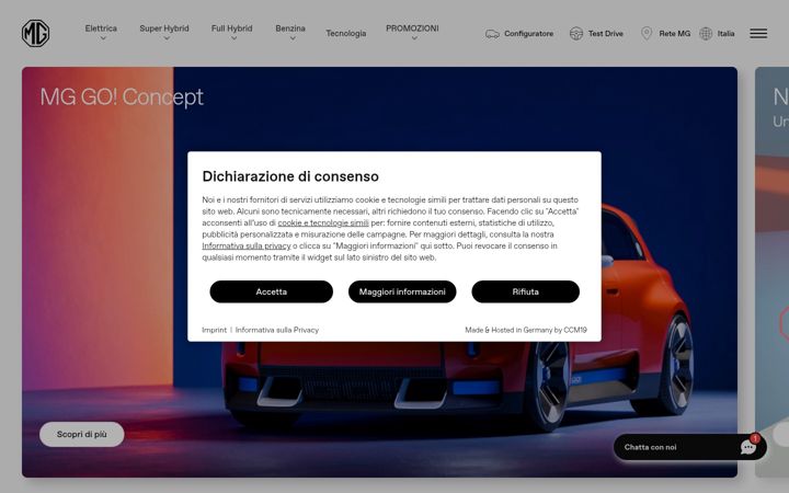 Screenshot of mgmotor.it