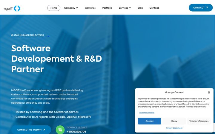 Screenshot of mgoit.com