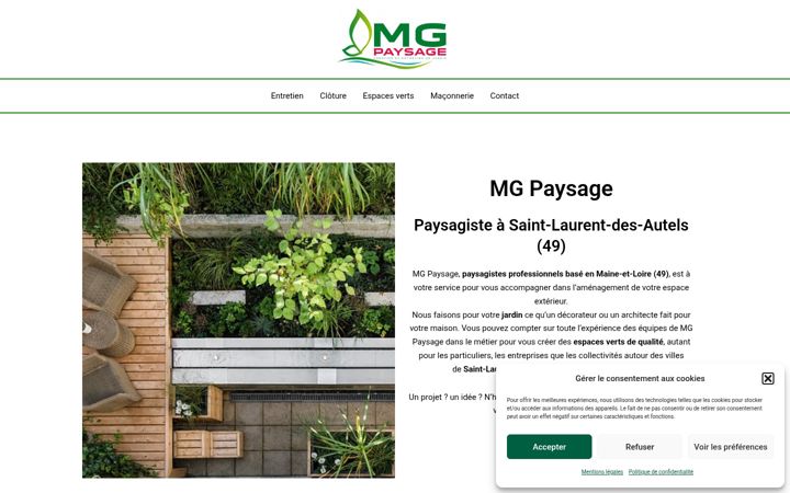 Screenshot of mgpaysage.com