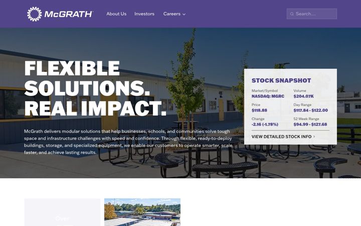 Screenshot of mgrc.com