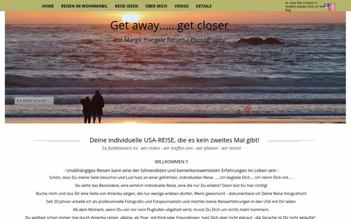 Screenshot of mh-usatravel.com