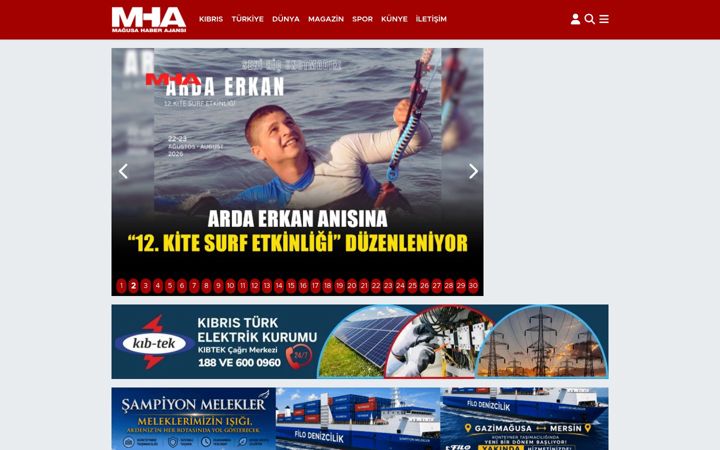 Screenshot of mhahaber.com