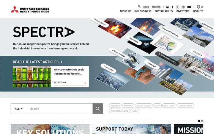 Screenshot ta' mhi.com