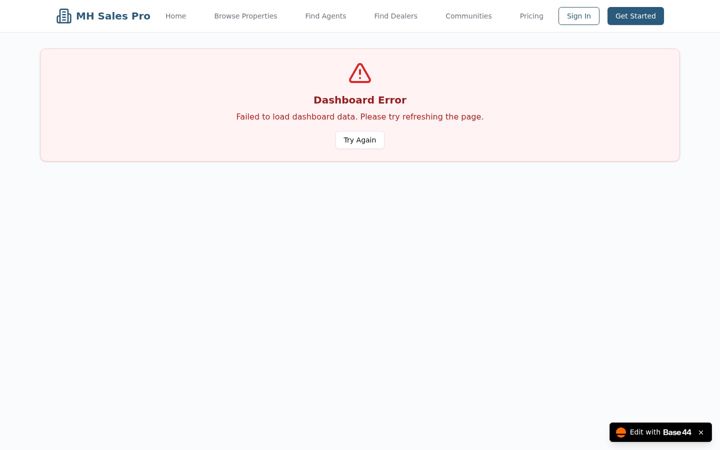 Screenshot of mhprosuite.com