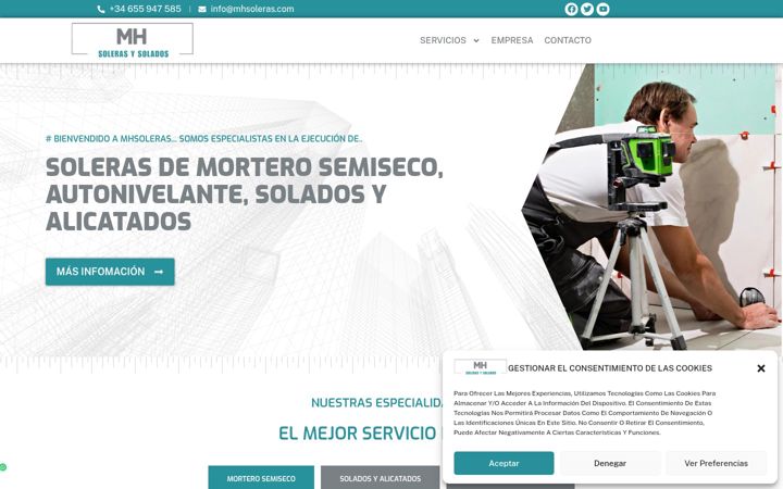 Screenshot of mhsoleras.com