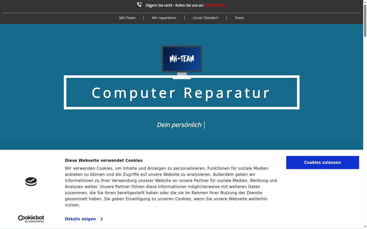 Screenshot tal-banner tal-kunsens muri qabel kwalunkwe interazzjoni