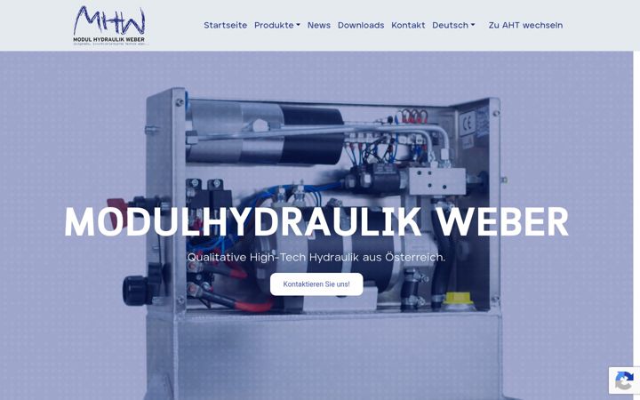 Screenshot of mhw-hydraulics.com