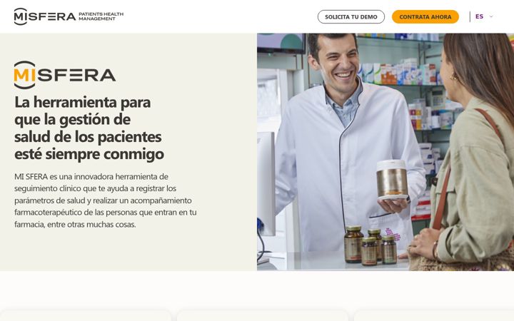 Screenshot of mi-sfera.com