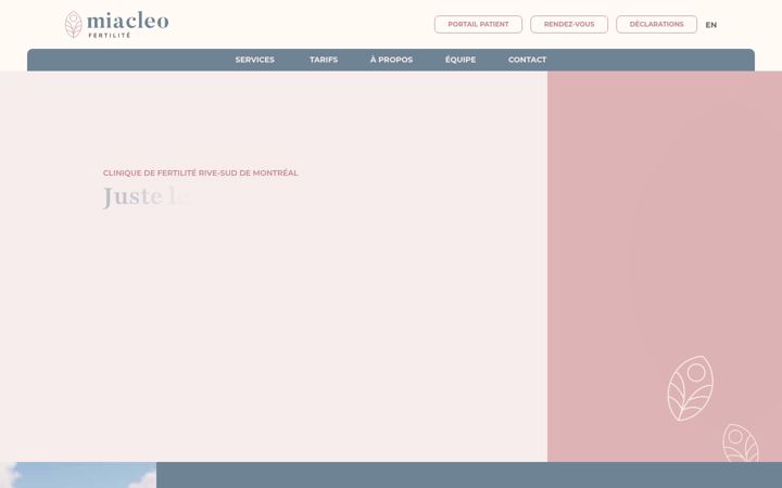Screenshot of miacleo.com