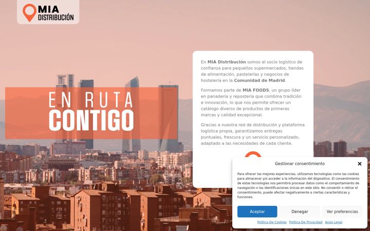 Screenshot of miadistribucion.com