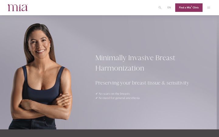 Screenshot of miafemtech.com