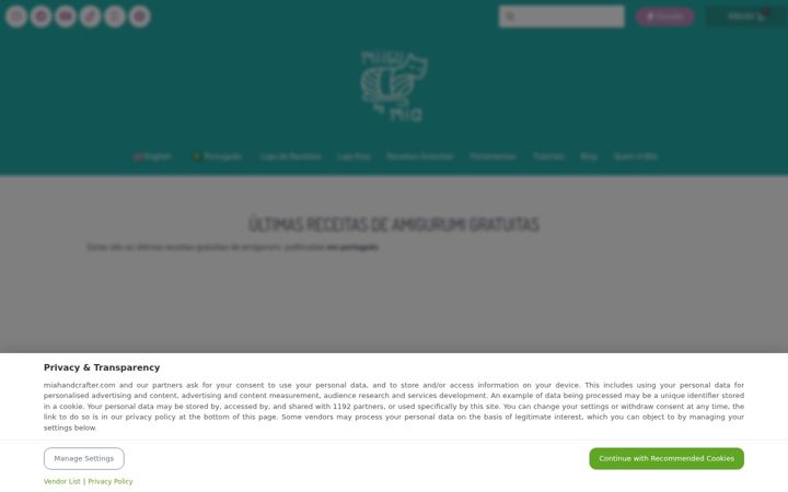 Screenshot of miahandcrafter.com