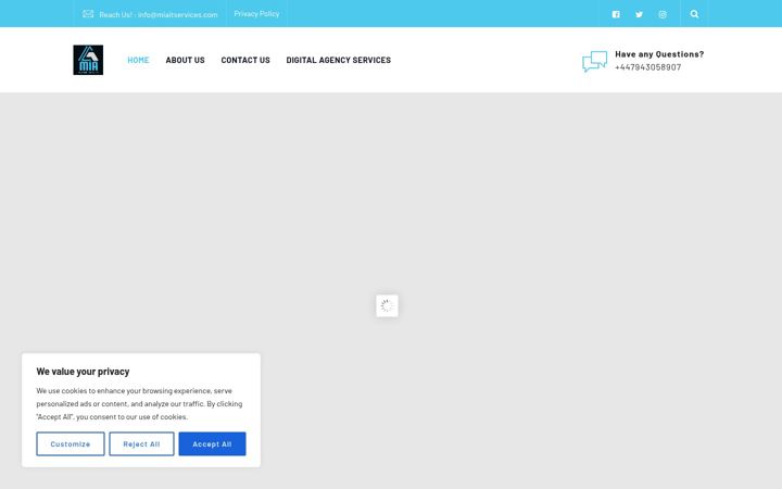 Screenshot of miaitservices.com
