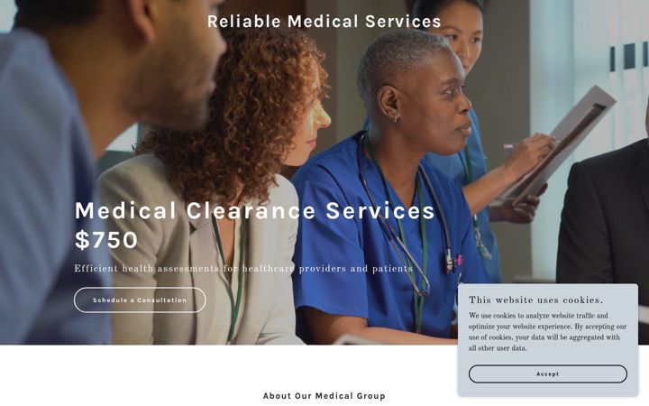 Screenshot of miamicosmeticconsultants.com