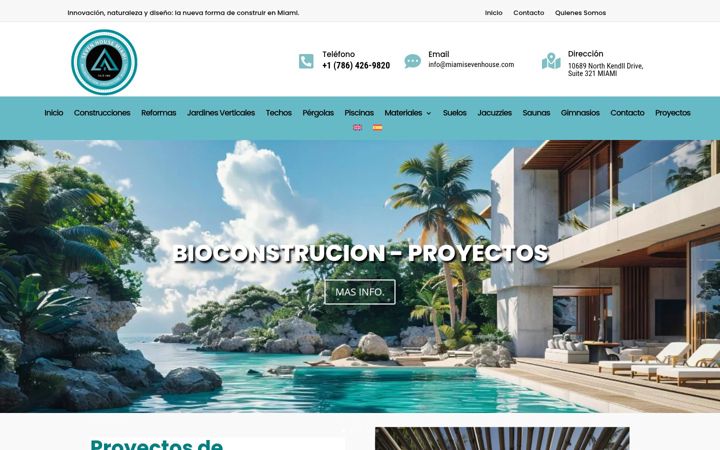 Screenshot of miamisevenhouse.com