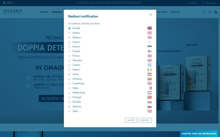 Screenshot of miamo.com