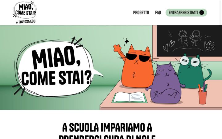 Screenshot of miaocomestai.it