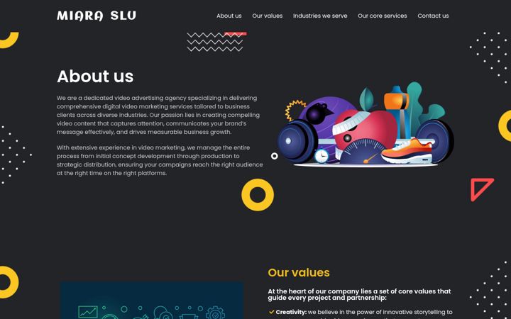 Screenshot of miara-slu.com