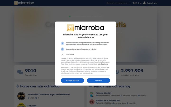 Screenshot του miarroba.com