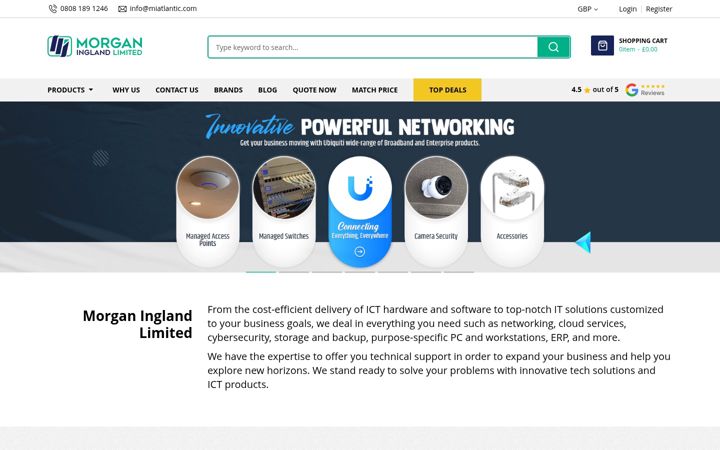 Screenshot of miatlantic.com