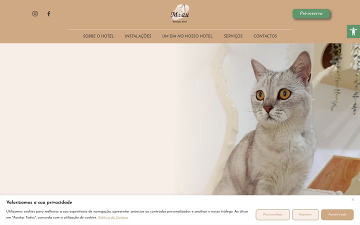 Screenshot of miauboutiquehotel.com