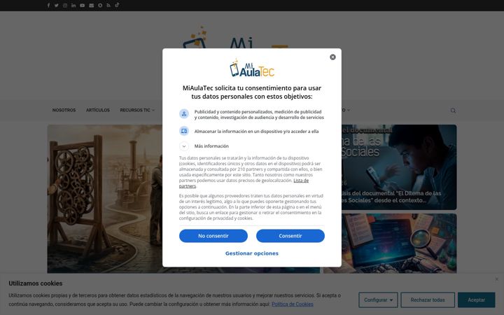 Screenshot of miaulatec.com