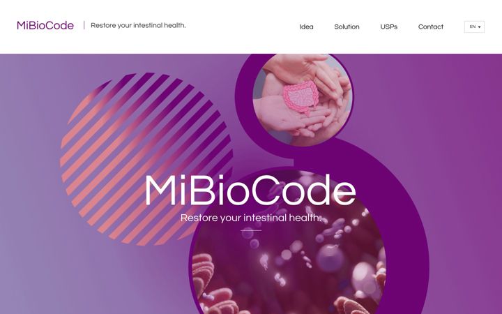 Screenshot of mibiocode.com