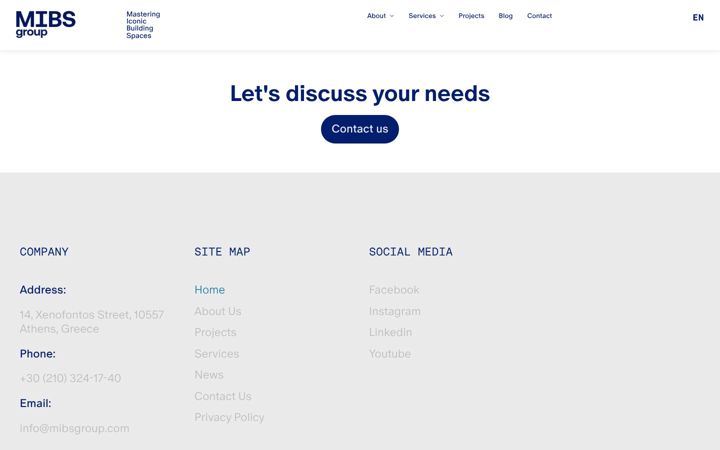 Screenshot of mibsgroup.com
