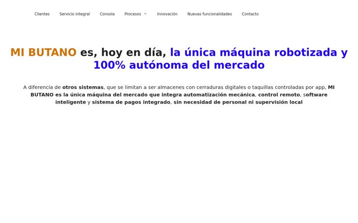 Screenshot of mibutano.com