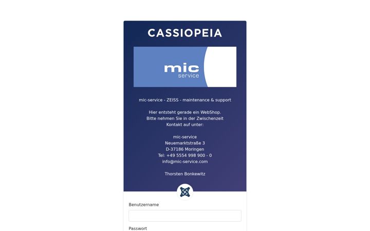 Screenshot of mic-service.com