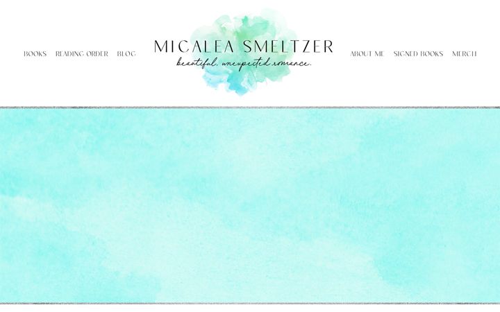 Screenshot of micaleasmeltzer.com