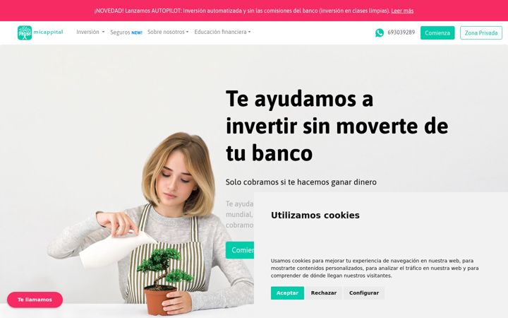 Screenshot of micappital.com