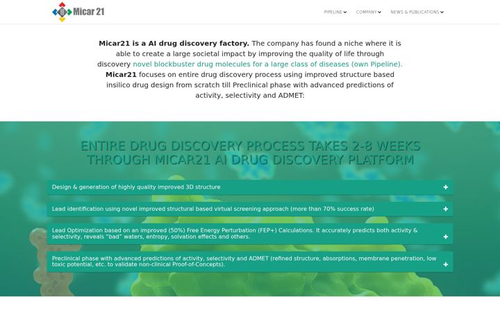 Screenshot of micar21.com