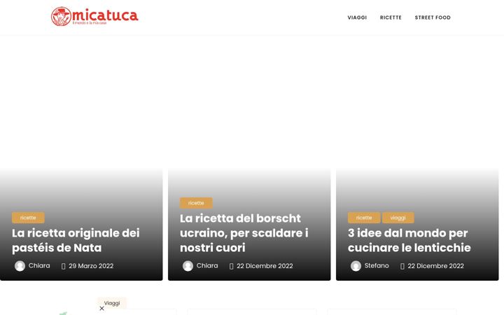 Screenshot of micatuca.com