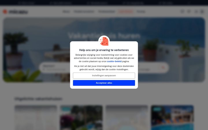 Screenshot of micazu.nl
