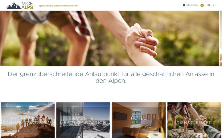 Screenshot of mice-alps.com