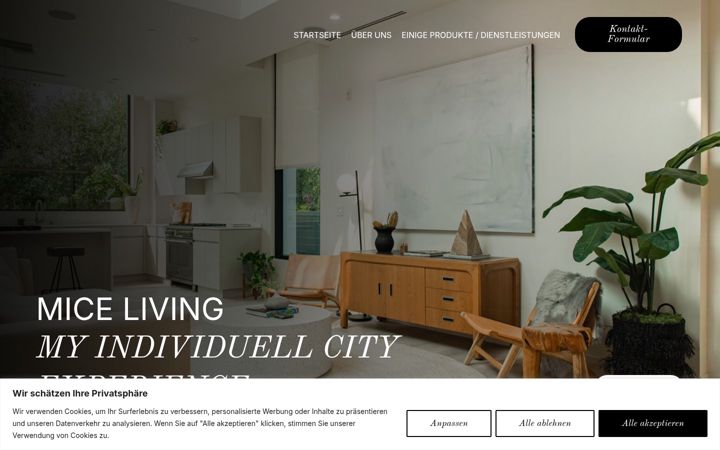 Screenshot of mice-living.com