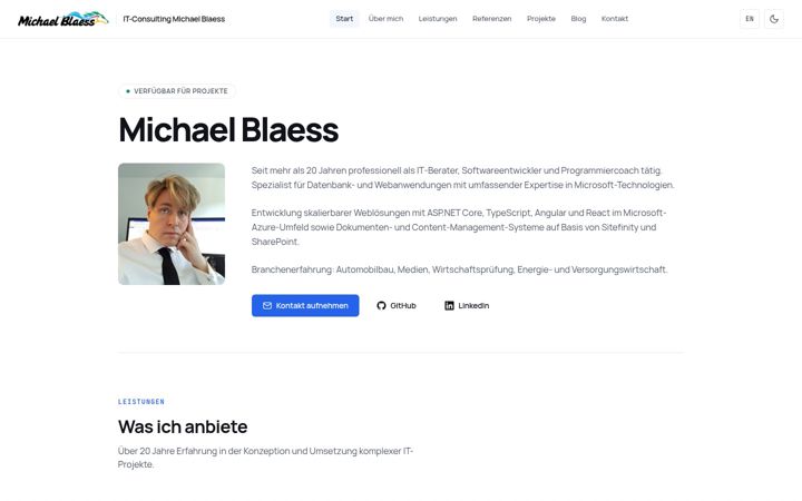 Screenshot of michael-blaess.de
