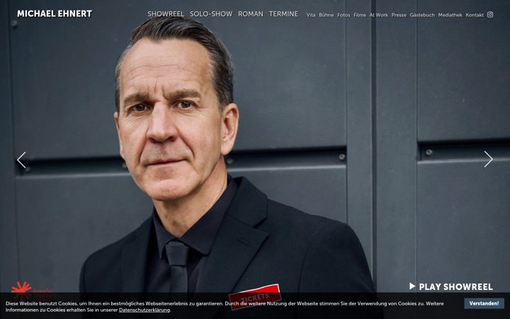 Screenshot of michael-ehnert.com