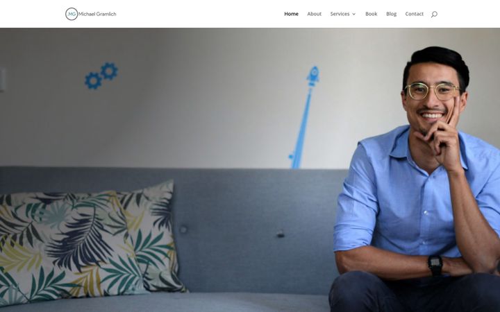 Screenshot of michael-gramlich.com