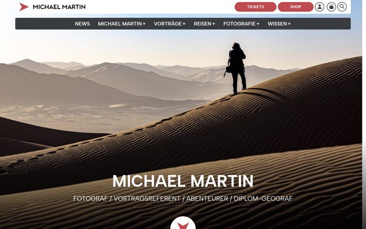 Screenshot stránky michael-martin.de