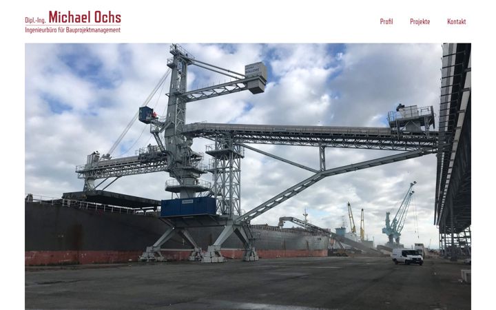 Screenshot of michael-ochs.com