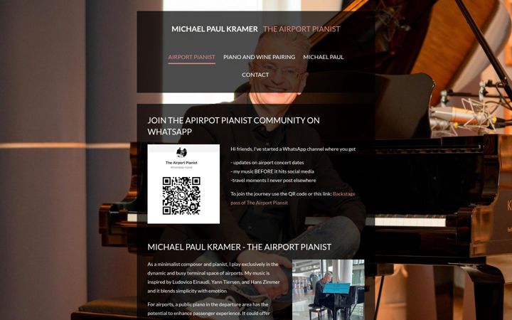 Screenshot of michael-paul-kramer.com