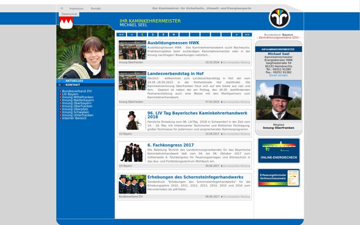 Screenshot of michael-seel.com
