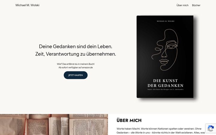 Screenshot of michael-wolski.de